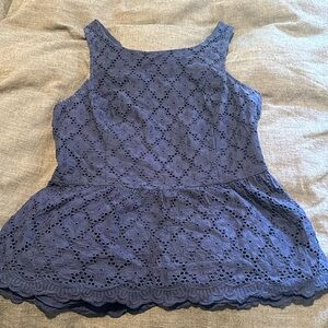 Navy lilly pulitzer blouse